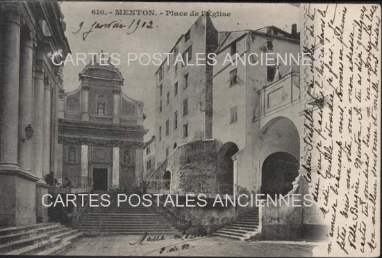 Cartes postales anciennes > CARTES POSTALES > carte postale ancienne > cartes-postales-ancienne.com Provence alpes cote d'azur Menton