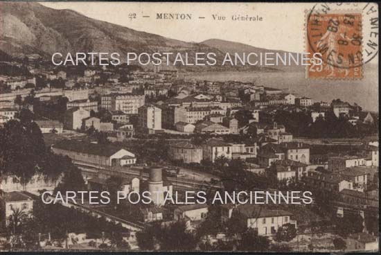 Cartes postales anciennes > CARTES POSTALES > carte postale ancienne > cartes-postales-ancienne.com Provence alpes cote d'azur Menton