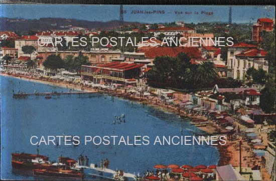 Cartes postales anciennes > CARTES POSTALES > carte postale ancienne > cartes-postales-ancienne.com Provence alpes cote d'azur Juan Les Pins