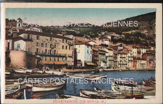 Cartes postales anciennes > CARTES POSTALES > carte postale ancienne > cartes-postales-ancienne.com Provence alpes cote d'azur Villefranche Sur Mer