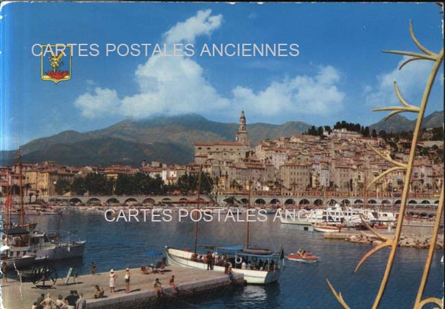 Cartes postales anciennes > CARTES POSTALES > carte postale ancienne > cartes-postales-ancienne.com Provence alpes cote d'azur Menton