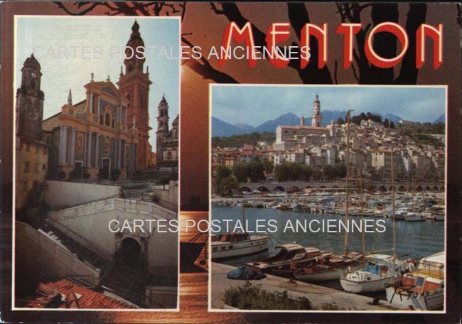 Cartes postales anciennes > CARTES POSTALES > carte postale ancienne > cartes-postales-ancienne.com Provence alpes cote d'azur Menton