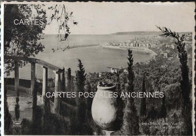 Cartes postales anciennes > CARTES POSTALES > carte postale ancienne > cartes-postales-ancienne.com Provence alpes cote d'azur Menton