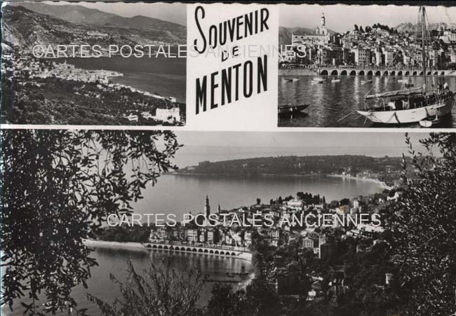 Cartes postales anciennes > CARTES POSTALES > carte postale ancienne > cartes-postales-ancienne.com Provence alpes cote d'azur Menton