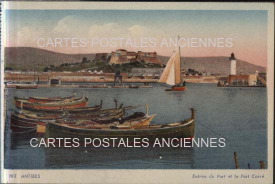 Cartes postales anciennes > CARTES POSTALES > carte postale ancienne > cartes-postales-ancienne.com Provence alpes cote d'azur Alpes maritimes Antibes