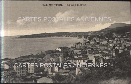 Cartes postales anciennes > CARTES POSTALES > carte postale ancienne > cartes-postales-ancienne.com Provence alpes cote d'azur Alpes maritimes Menton