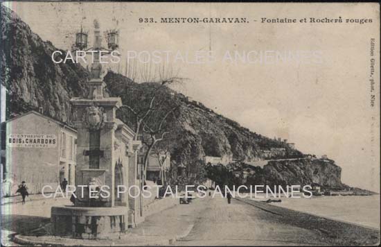 Cartes postales anciennes > CARTES POSTALES > carte postale ancienne > cartes-postales-ancienne.com Provence alpes cote d'azur Alpes maritimes Menton