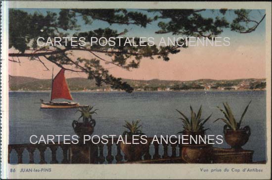 Cartes postales anciennes > CARTES POSTALES > carte postale ancienne > cartes-postales-ancienne.com Alpes maritimes 06 Juan Les Pins