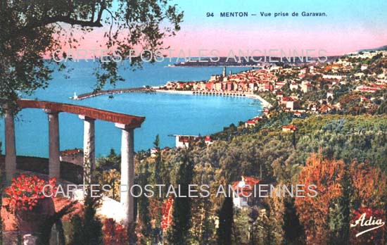 Cartes postales anciennes > CARTES POSTALES > carte postale ancienne > cartes-postales-ancienne.com Alpes maritimes 06 Menton