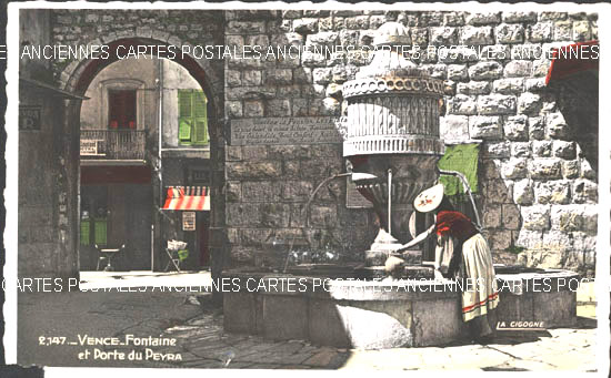 Cartes postales anciennes > CARTES POSTALES > carte postale ancienne > cartes-postales-ancienne.com Alpes maritimes 06 Vence