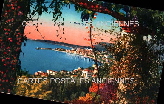 Cartes postales anciennes > CARTES POSTALES > carte postale ancienne > cartes-postales-ancienne.com Alpes maritimes 06 Menton