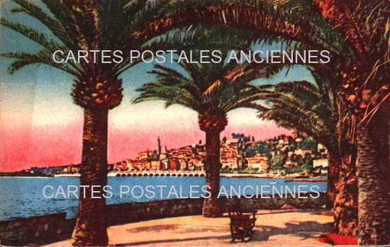 Cartes postales anciennes > CARTES POSTALES > carte postale ancienne > cartes-postales-ancienne.com Provence alpes cote d'azur Alpes maritimes Menton