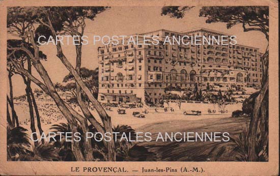 Cartes postales anciennes > CARTES POSTALES > carte postale ancienne > cartes-postales-ancienne.com Provence alpes cote d'azur Alpes maritimes Juan Les Pins