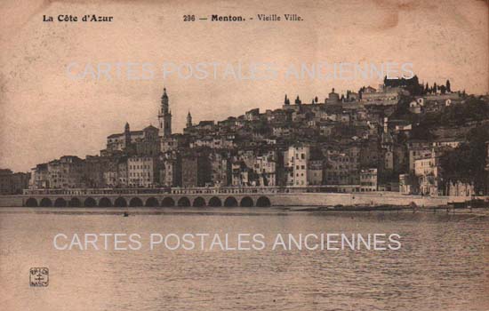 Cartes postales anciennes > CARTES POSTALES > carte postale ancienne > cartes-postales-ancienne.com Alpes maritimes 06 Menton