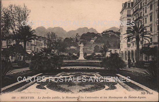 Cartes postales anciennes > CARTES POSTALES > carte postale ancienne > cartes-postales-ancienne.com Alpes maritimes 06 Menton