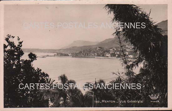 Cartes postales anciennes > CARTES POSTALES > carte postale ancienne > cartes-postales-ancienne.com Provence alpes cote d'azur Alpes maritimes Menton