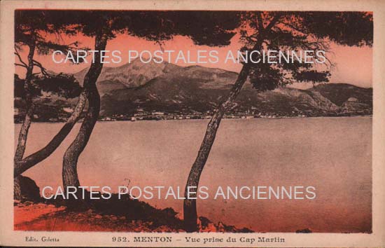 Cartes postales anciennes > CARTES POSTALES > carte postale ancienne > cartes-postales-ancienne.com  Menton