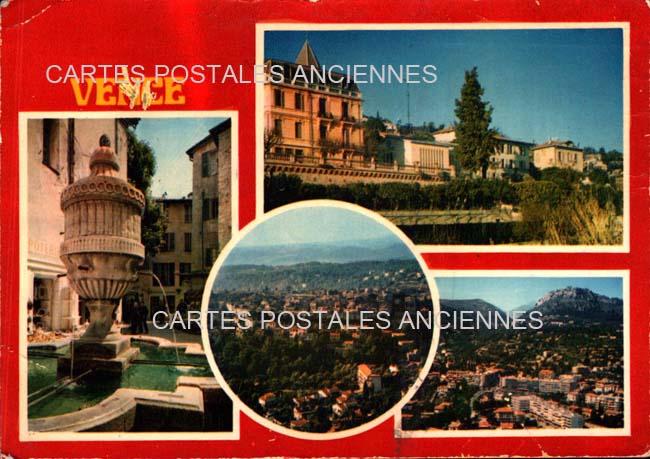 Cartes postales anciennes > CARTES POSTALES > carte postale ancienne > cartes-postales-ancienne.com Provence alpes cote d'azur Alpes maritimes Vence