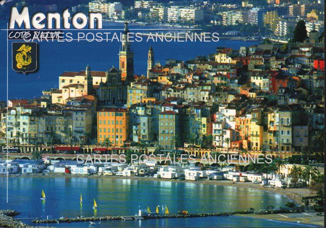 Cartes postales anciennes > CARTES POSTALES > carte postale ancienne > cartes-postales-ancienne.com Provence alpes cote d'azur Alpes maritimes Menton