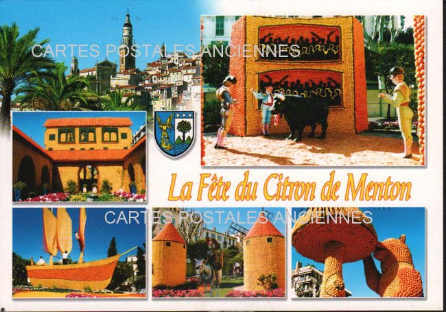 Cartes postales anciennes > CARTES POSTALES > carte postale ancienne > cartes-postales-ancienne.com Provence alpes cote d'azur Alpes maritimes Menton