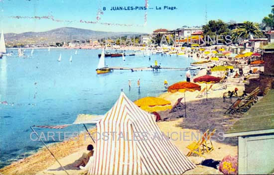 Cartes postales anciennes > CARTES POSTALES > carte postale ancienne > cartes-postales-ancienne.com Alpes maritimes 06 Juan Les Pins