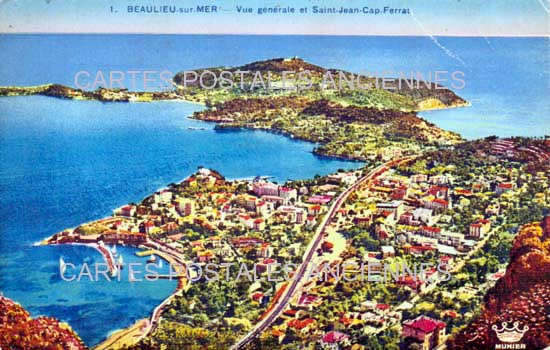 Cartes postales anciennes > CARTES POSTALES > carte postale ancienne > cartes-postales-ancienne.com Provence alpes cote d'azur Alpes maritimes Beaulieu Sur Mer