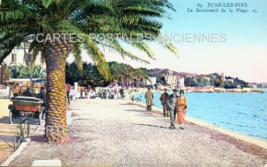 Cartes postales anciennes > CARTES POSTALES > carte postale ancienne > cartes-postales-ancienne.com Provence alpes cote d'azur Alpes maritimes Juan Les Pins