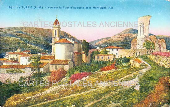 Cartes postales anciennes > CARTES POSTALES > carte postale ancienne > cartes-postales-ancienne.com Provence alpes cote d'azur Alpes maritimes La Turbie