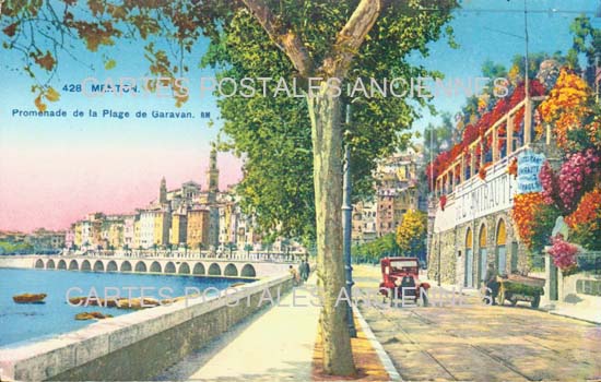 Cartes postales anciennes > CARTES POSTALES > carte postale ancienne > cartes-postales-ancienne.com Provence alpes cote d'azur Alpes maritimes Menton