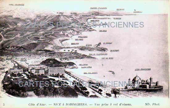 Cartes postales anciennes > CARTES POSTALES > carte postale ancienne > cartes-postales-ancienne.com Provence alpes cote d'azur Alpes maritimes Nice