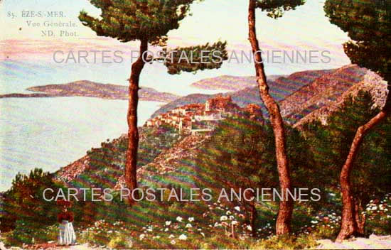 Cartes postales anciennes > CARTES POSTALES > carte postale ancienne > cartes-postales-ancienne.com Provence alpes cote d'azur Alpes maritimes Eze