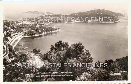 Cartes postales anciennes > CARTES POSTALES > carte postale ancienne > cartes-postales-ancienne.com Provence alpes cote d'azur Alpes maritimes Saint Jean Cap Ferrat