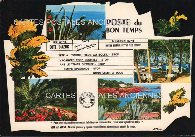 Cartes postales anciennes > CARTES POSTALES > carte postale ancienne > cartes-postales-ancienne.com Provence alpes cote d'azur Alpes maritimes Nice