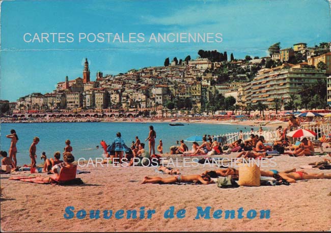 Cartes postales anciennes > CARTES POSTALES > carte postale ancienne > cartes-postales-ancienne.com Provence alpes cote d'azur Alpes maritimes Menton