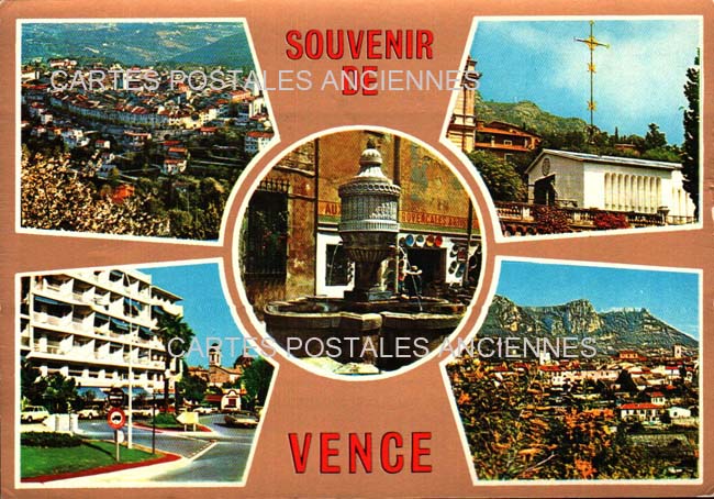 Cartes postales anciennes > CARTES POSTALES > carte postale ancienne > cartes-postales-ancienne.com Provence alpes cote d'azur Alpes maritimes Vence