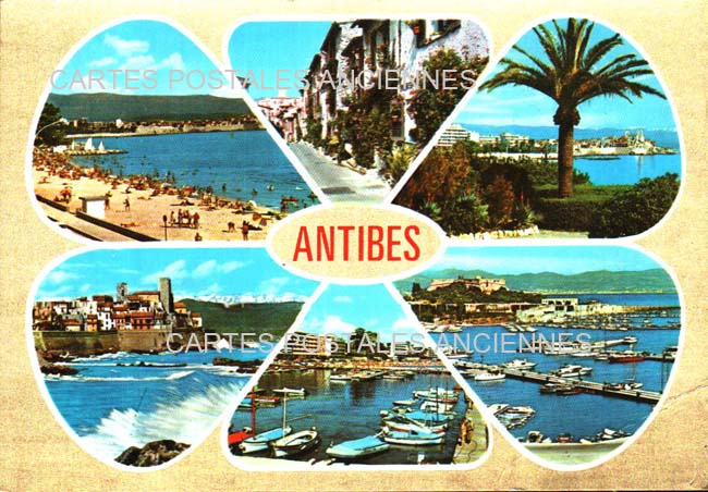 Cartes postales anciennes > CARTES POSTALES > carte postale ancienne > cartes-postales-ancienne.com Provence alpes cote d'azur Alpes maritimes Antibes