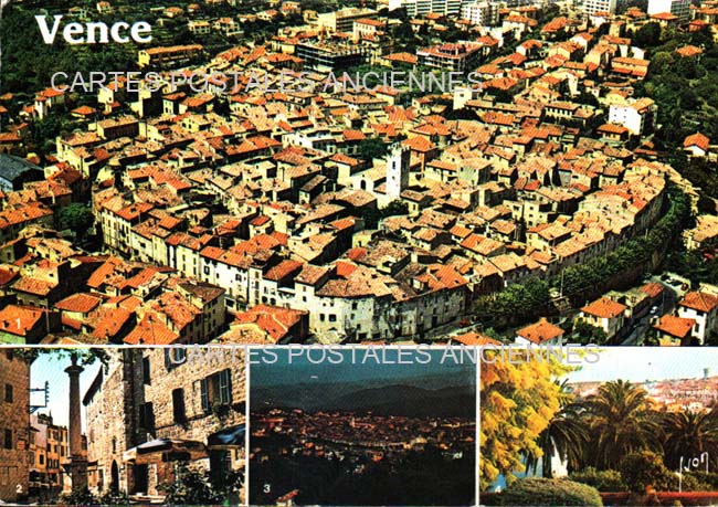 Cartes postales anciennes > CARTES POSTALES > carte postale ancienne > cartes-postales-ancienne.com Provence alpes cote d'azur Alpes maritimes Vence