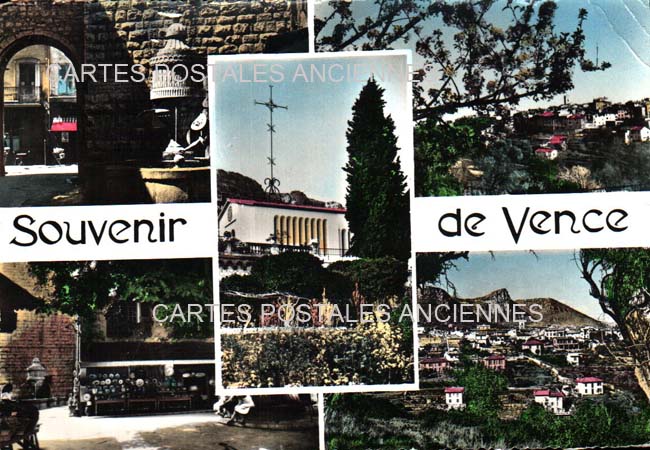 Cartes postales anciennes > CARTES POSTALES > carte postale ancienne > cartes-postales-ancienne.com Provence alpes cote d'azur Alpes maritimes Vence