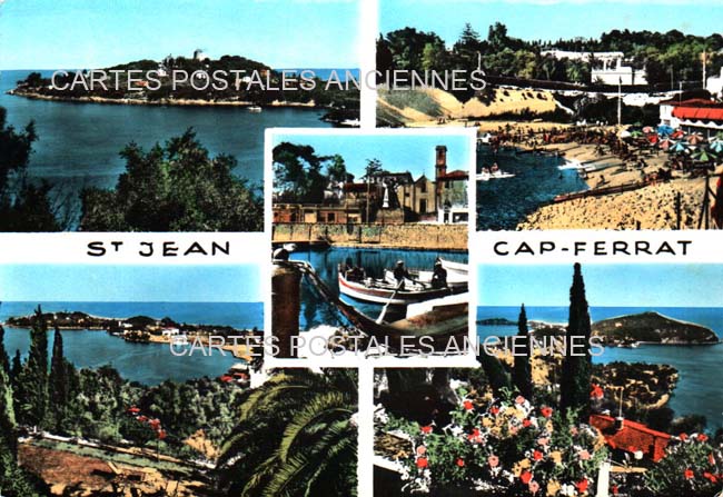 Cartes postales anciennes > CARTES POSTALES > carte postale ancienne > cartes-postales-ancienne.com Provence alpes cote d'azur Alpes maritimes Saint Jean Cap Ferrat