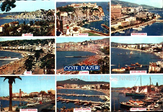 Cartes postales anciennes > CARTES POSTALES > carte postale ancienne > cartes-postales-ancienne.com Provence alpes cote d'azur Alpes maritimes Juan Les Pins