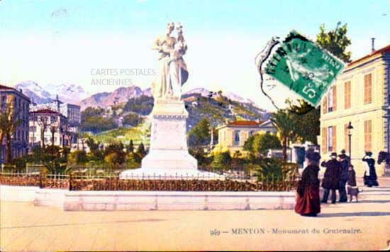 Cartes postales anciennes > CARTES POSTALES > carte postale ancienne > cartes-postales-ancienne.com Provence alpes cote d'azur Alpes maritimes Menton