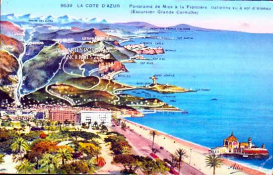 Cartes postales anciennes > CARTES POSTALES > carte postale ancienne > cartes-postales-ancienne.com Provence alpes cote d'azur Alpes maritimes Nice