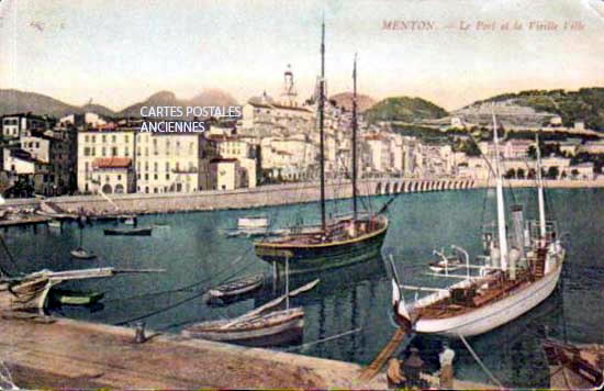 Cartes postales anciennes > CARTES POSTALES > carte postale ancienne > cartes-postales-ancienne.com Provence alpes cote d'azur Alpes maritimes Menton