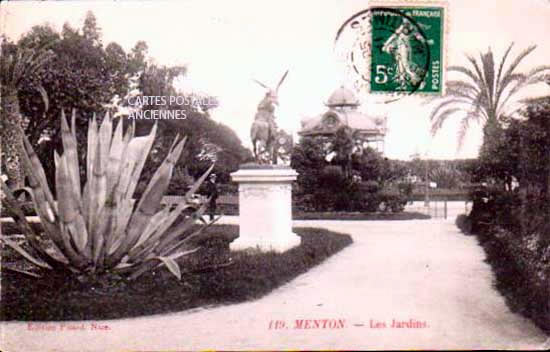 Cartes postales anciennes > CARTES POSTALES > carte postale ancienne > cartes-postales-ancienne.com Provence alpes cote d'azur Alpes maritimes Menton