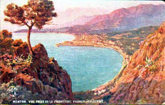 Cartes postales anciennes > CARTES POSTALES > carte postale ancienne > cartes-postales-ancienne.com Provence alpes cote d'azur Alpes maritimes Menton