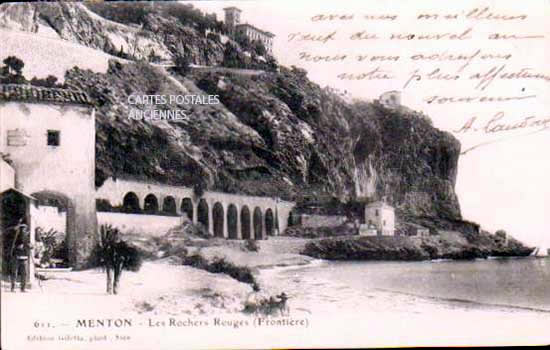 Cartes postales anciennes > CARTES POSTALES > carte postale ancienne > cartes-postales-ancienne.com Provence alpes cote d'azur Alpes maritimes Menton