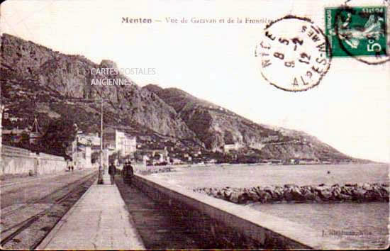 Cartes postales anciennes > CARTES POSTALES > carte postale ancienne > cartes-postales-ancienne.com Provence alpes cote d'azur Alpes maritimes Menton