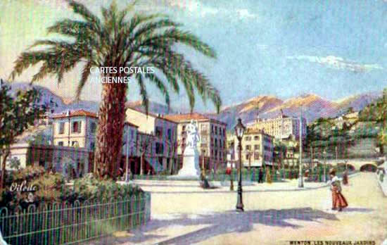 Cartes postales anciennes > CARTES POSTALES > carte postale ancienne > cartes-postales-ancienne.com Provence alpes cote d'azur Alpes maritimes Menton