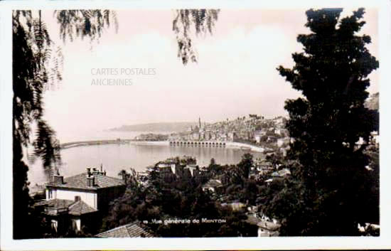 Cartes postales anciennes > CARTES POSTALES > carte postale ancienne > cartes-postales-ancienne.com Provence alpes cote d'azur Alpes maritimes Menton