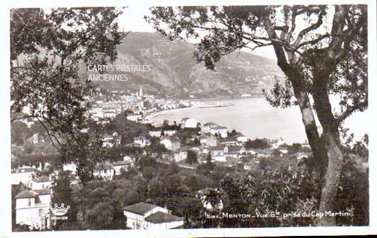 Cartes postales anciennes > CARTES POSTALES > carte postale ancienne > cartes-postales-ancienne.com Provence alpes cote d'azur Alpes maritimes Menton